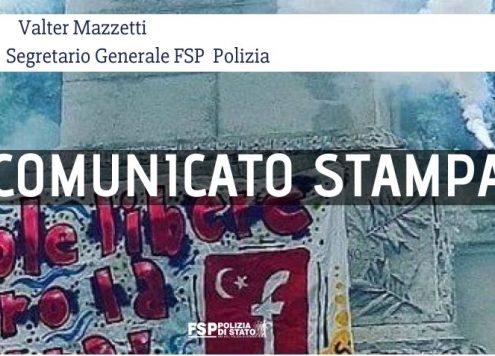 Milano attacchi alla Polizia di Stato con ortaggi e bombe